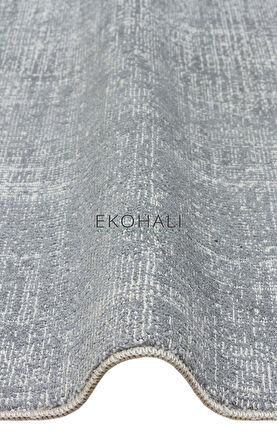 Kalahari Koleksiyonu Sade ve Şık Halı KLH Plain Grey
