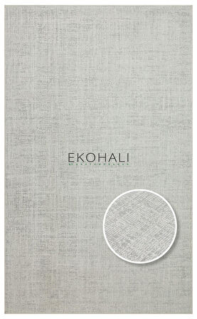 Kalahari Koleksiyonu Sade ve Şık Halı KLH Plain Silver