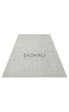 Kalahari Koleksiyonu Sade ve Şık Halı KLH Plain Silver