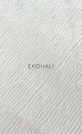 Sateen Lüks Koleksiyonu Kolay Kullanımlı Hav Vermez Sık Dokuma Modern Halı STLUX02 Krem