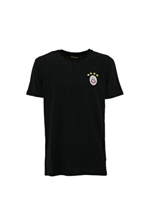 Galatasaray Orjinal 4 Yıldızlı Siyah Tshirt