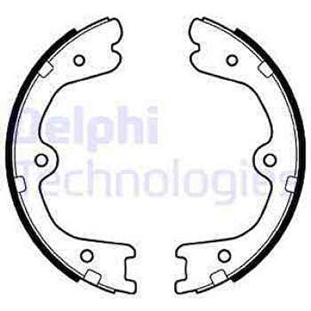 Nissan Ticarı Arka El Fren Balatası Pabuc Navara 08-> İnfiniti Fx 35 03-08 Patfınder 05-> Murano II 10-14 - Delphi Ls2037