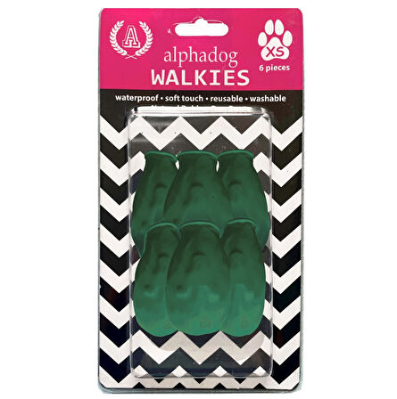 Alphadog Walkies Galoş Patik Yeşil XSmall