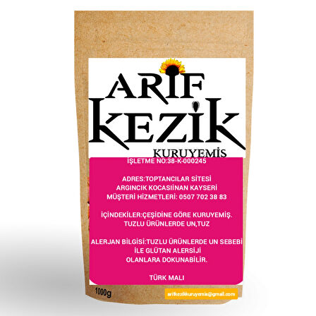 TUZLU KAVRUK FISTIK İÇİ 1 KG