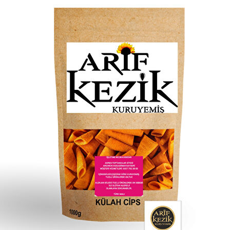 1 KG KETÇAPLI PİRAMİT KÜLAH CİPS