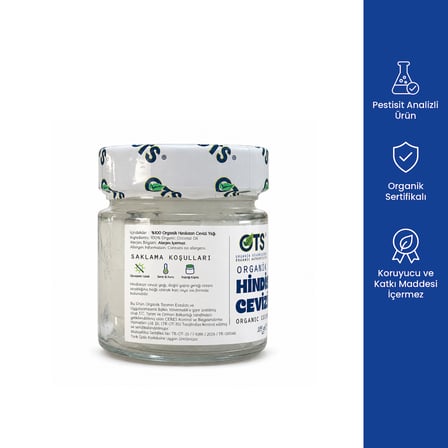 Ots Organik Hindistan Cevizi Yağı 185 Gr (Organik Sertifikalı, Pestisit Analizli)