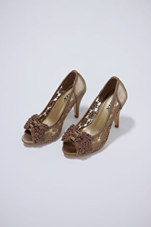 Saten Kadın Abiye Ayakkabı