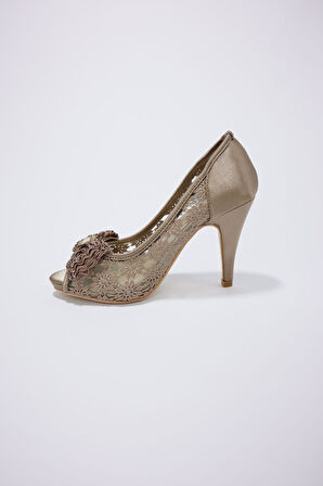 Saten Kadın Abiye Ayakkabı