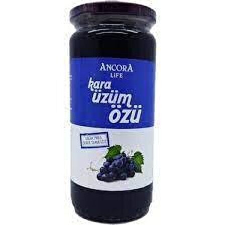 Ancora Şekersiz Kara Üzüm Özü 640 Gr