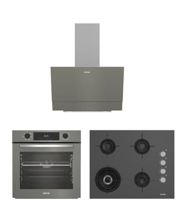 ALTUS ALA 322 G + ALA 189 GG + ALA 510 G Gri Ankastre Set