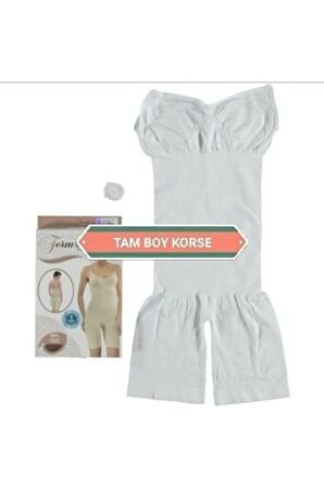 Kadın Beyaz Tüm Vücut Korse