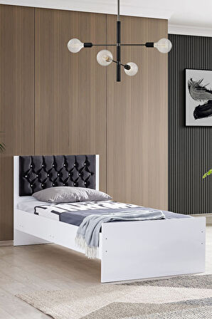 White Genç Odası - 3 Kapılı Dolap, Karyola, Komodin