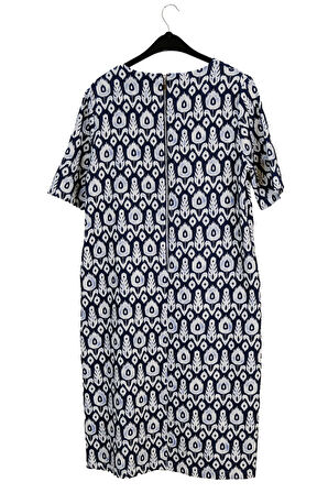 3822 SEDNA KİLİM DESEN ELBİSE