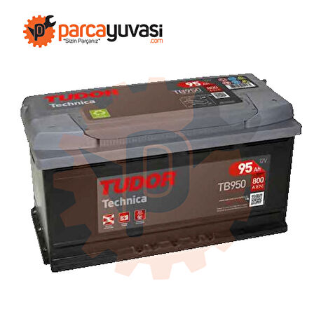 Aku Aku 12v 95 Ah 800a L05 (353×175×190) - Tudor Tb950