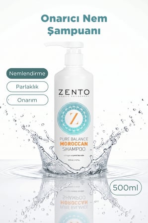 Zento Precıous Moroccan Onarıcı Nem Veren Saç Bakım Şampuan 500 ml 