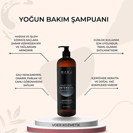 Intensive Repair Yıpranmış Saçlar Için Yoğun Bakım Şampuanı 750 ml