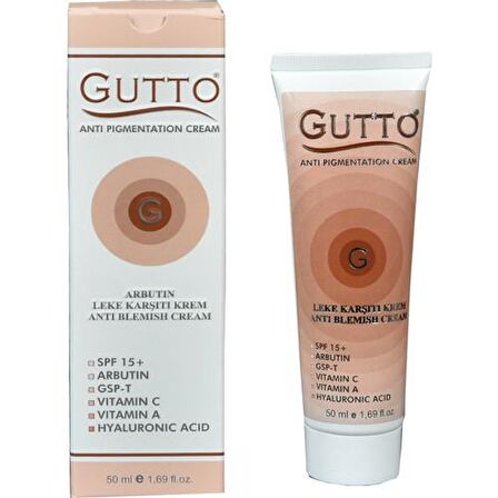 Gutto Leke Karşıtı SPF 15 Leke Kremi  50 ml 