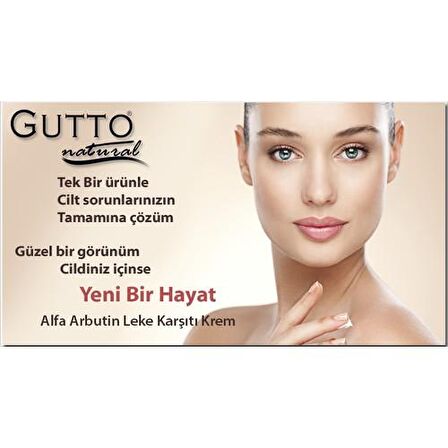 Gutto Leke Karşıtı SPF 15 Leke Kremi  50 ml 