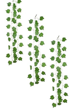 Yapay Sarmaşık Üzüm Yapraklı Yapay Çiçek Dekoru 230cm X 3 ADET