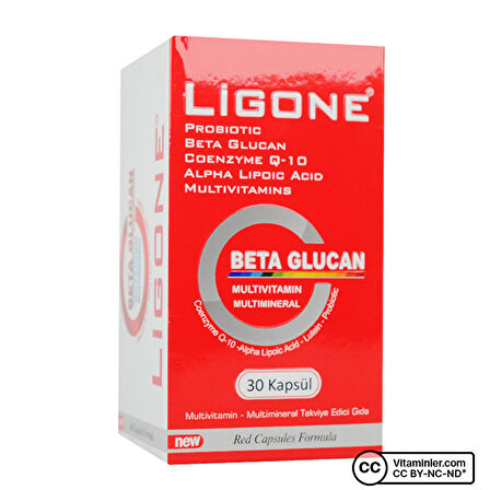 Ligone Beta-Glucan Probiotic Multivitamin 30 Kapsül - AROMASIZ