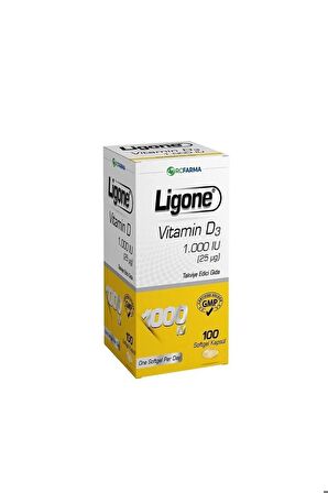 Vitamin D3 1000ıu Softgel 100 Kapsül