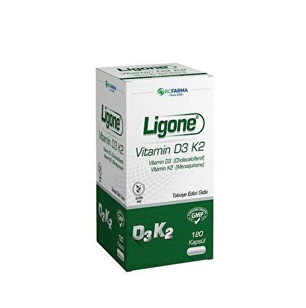 Ligone Vitamin D3 K2 120 Kapsül