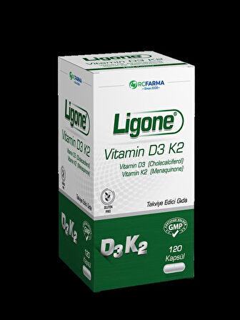 Ligone Vitamin D3 K2 120 Kapsül