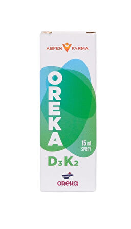 Oreka D3K2 Vitamin D3K2 Sprey 15ml 