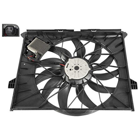Mercedes Radyator Fanı (komple) X164 06>12 W164 05>11 W251 06>12 - Swag 33100838
