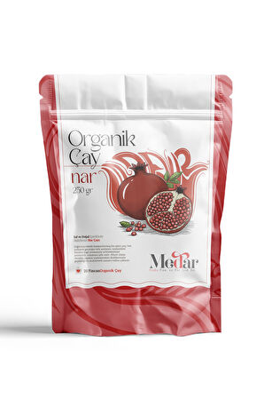 Gerçek Meyve Parçacıklı Organik Narlı Çay 250 gr