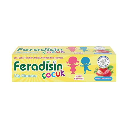 Feradisin  Çocuk Diş Macunu 50 ml/65 gr