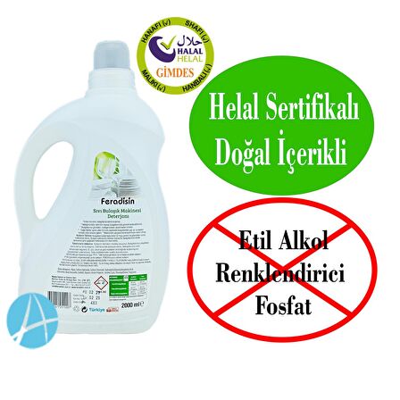 FERADİSİN Bulaşık Makinesi "jel" Deterjanı 2000 Ml