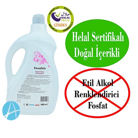 FERADİSİN Genel Yüzey Temizleyici 2000 Ml