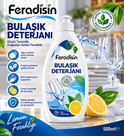 Doğal Elde Yıkama Bulaşık Deterjanı 500 ML