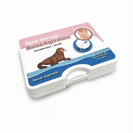 Nurse Harvey's Burun Aspiratörü + 4 Adet Yedek Uçlu