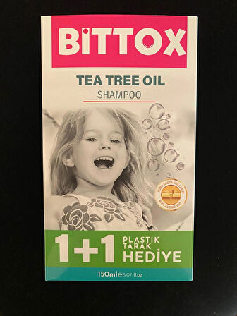 BİTTOX BİT ŞAMPUANI 1+1 PLASTİK TARAK HEDİYELİ 150 ML. 