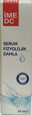 İME DC SERUM FİZYOLOJİK DAMLA 25 ML