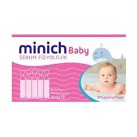 Minich Baby Serum Fizyolojik 5 ml 10'lu