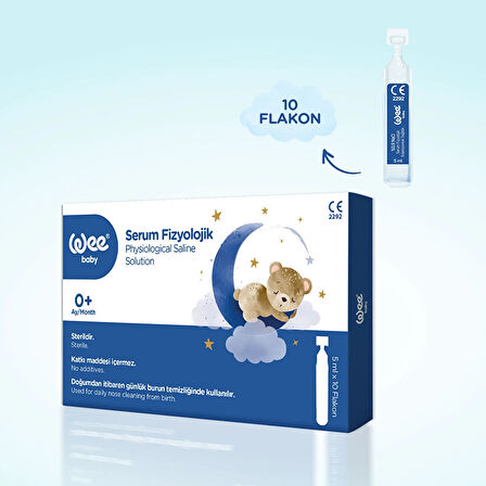 Wee Baby Serum Fizyolojik 5ml X 10 flakon