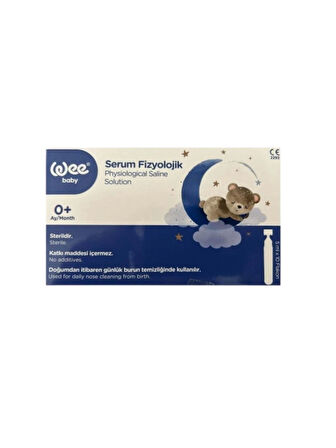 Wee Baby 639 Serum Fizyolojik 5 ml x 10 Flakon