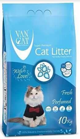 Vancat Fresh Compact Bentonit İnce Taneli Kedi Kumu 10 Kg