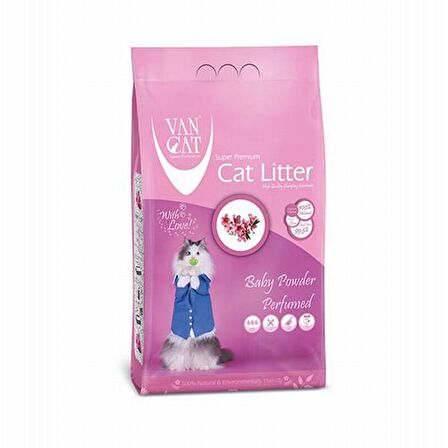 Van Cat  Baby Powder Parfümlü Kedi Kumu 10 Kg