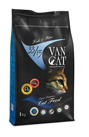 Vancat Somonlu Kedi Maması 1 kg