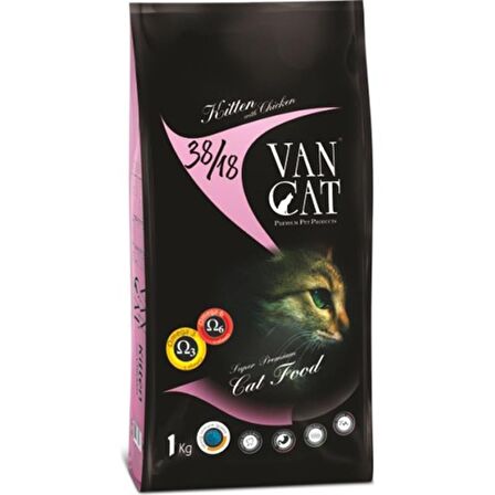 Vancat Kitten Kuzu Etli Yavru Kedi Maması 1 Kg