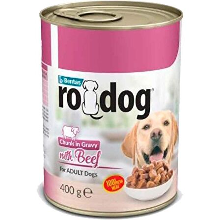 Ro Dog Sığır Etli Köpek Konservesi 400 Gr