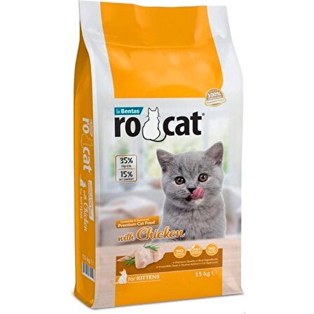 Rocat Kitten Yavru Kedi Maması Tavuklu 15 Kg