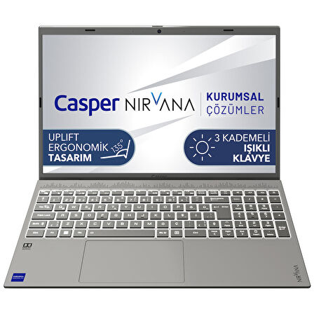 Casper Nirvana C650.1235-8V00X-G-F Intel Core i5-1235U 8GB RAM 500GB NVME SSD Freedos