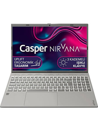 OUTLET Casper Nirvana C550.1235-BV00X-G-F Intel Core i5 1235U 16GB 500GB SSD Freedos 15.6" Taşınabilir Bilgisayar