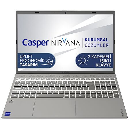 Casper Nirvana C650.1255-EX00X-G-F Intel Core i7-1255U 64GB RAM 2TB NVME SSD Freedos