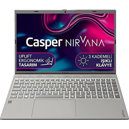 Casper C550.1255-BF00A-G-F/CORE I7 1255U/ 16GB Ram/ 1tb Ssd/ 15.6"/ W11 Laptop Metalik Uzay Grisi